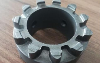 Powder metallurgy transmission dual gear for green house open system